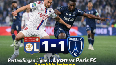 Pertandingan Lyon dan Paris FC: Duel Sengit Berakhir Imbang di Liga Prancis 2026