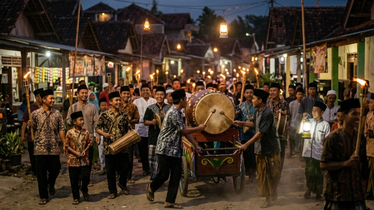Kemeriahan Takbiran di Berbagai Kota Indonesia: Tradisi Penuh Makna Sambut Hari Raya