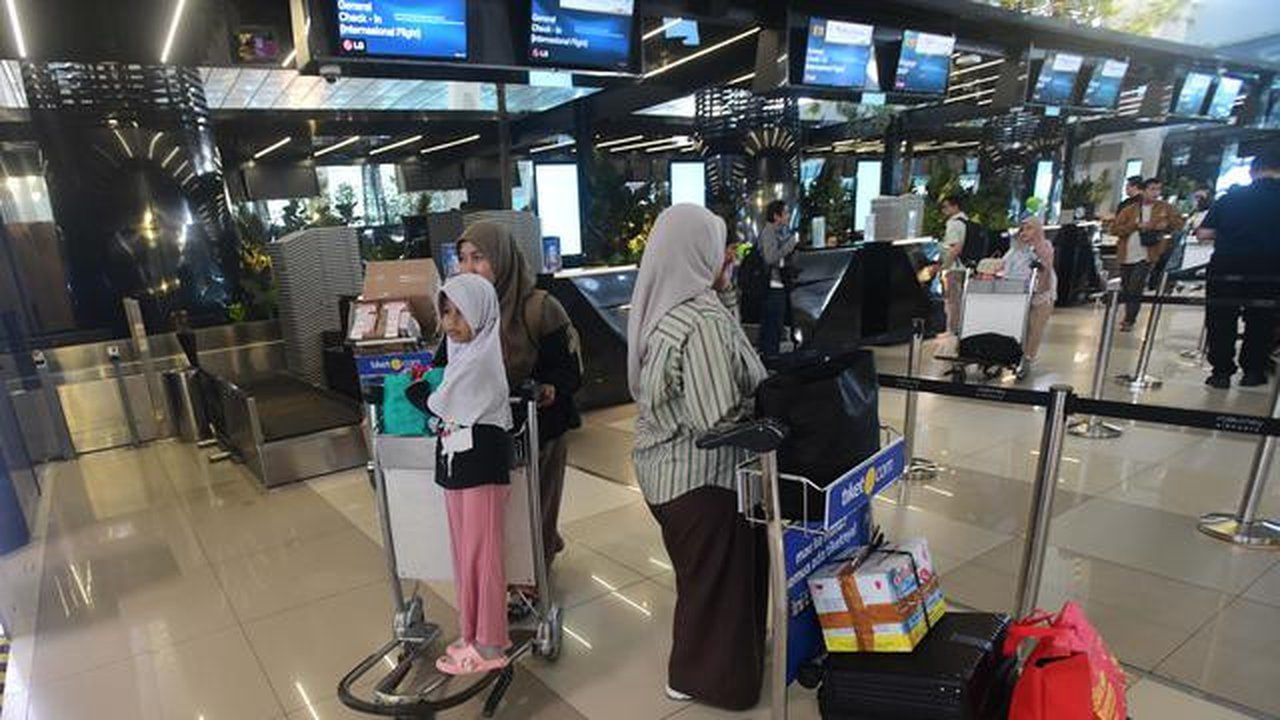 Lonjakan Penumpang di Bandara Saat Arus Balik Lebaran